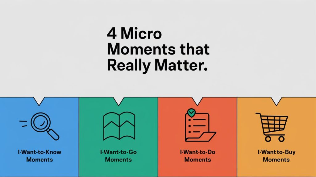 Image of four types of micro moments